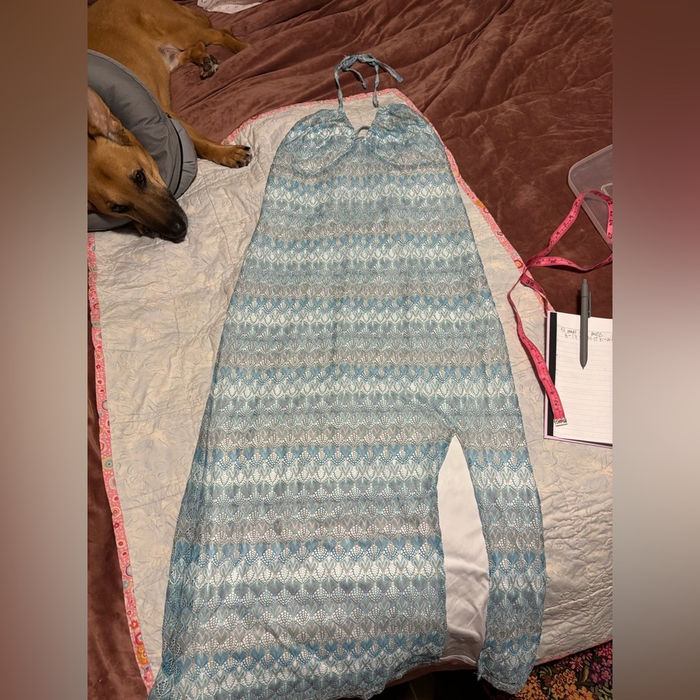 Wild Fable Blue and White Dress